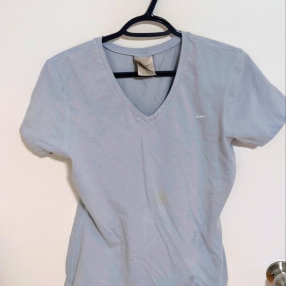 Womens Large Blue Nike Shirt - Picture 1 of 5